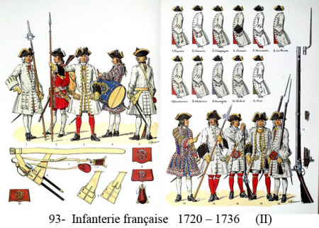 93-  Infanterie franaise   1720  1736     (II)  