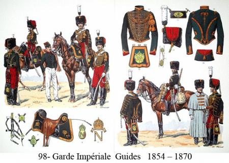   98- Garde Impriale  Guides          1854  1870