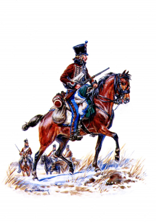 Hussard de Chamborant en campagne (2 Rgt)