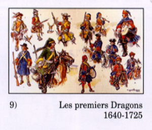 Les premiers Dragons 1640-1725
