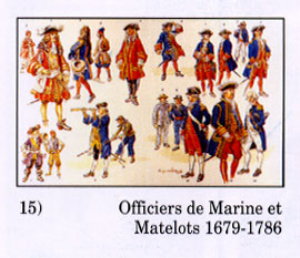 Officiers de Marine et Matelots 1679-1786