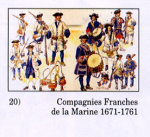 Compagnies Franches de la Marine 1671-1761