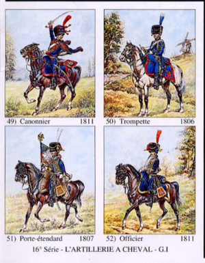 Rgiments du pass, srie 16 : L'artillerie  cheval - G.I.