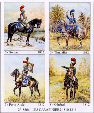 Rgiments du pass, srie 2 : Les carabiniers 1810-1815