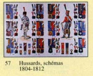 Hussards, Schmas 1804-1812