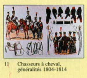 Chasseurs  Cheval, Gnralits 1804-1814