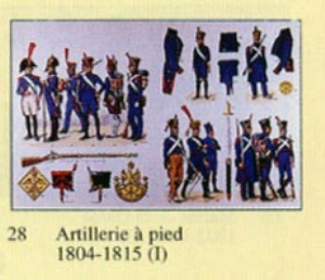 Artillerie  Pied 1804-1815 (I)