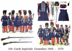 104- Garde Impériale  Grenadiers 1860  -   1870