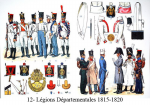 12- Légions Départementales 1815-1820
