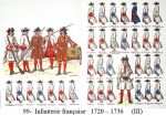 99-  Infanterie franaise   1720  1736     (III)
