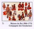 Maison du Roi 1680-1772 - Compagnie des Gendarmes