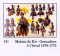 Maison du Roi - Grenadiers  Cheval 1676-1775
