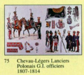 Chevau-lgers Lanciers Polonais GI, Officiers 1807-1815