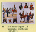 2me Rgt Chevau-lgers GI, Trompettes et Off 1810-1815