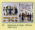 Infanterie de Ligne, Officiers 1804-1813