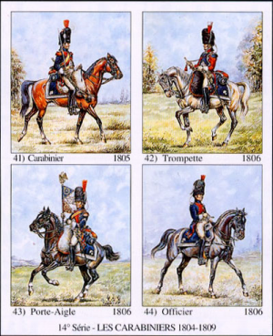 Rgiments du pass, srie 14 : Les carabiniers 1804-1809