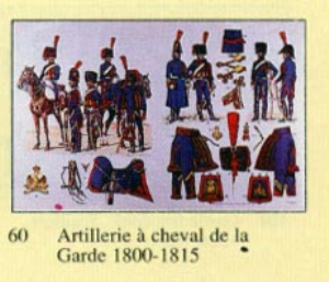 Artillerie  Cheval de la Garde 1800-1815