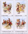 Ancien Rgime, srie 2 : Infanterie Louis XV 1750-1760 cavalerie