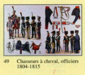 Chasseurs à Cheval, Officiers 1804-1815